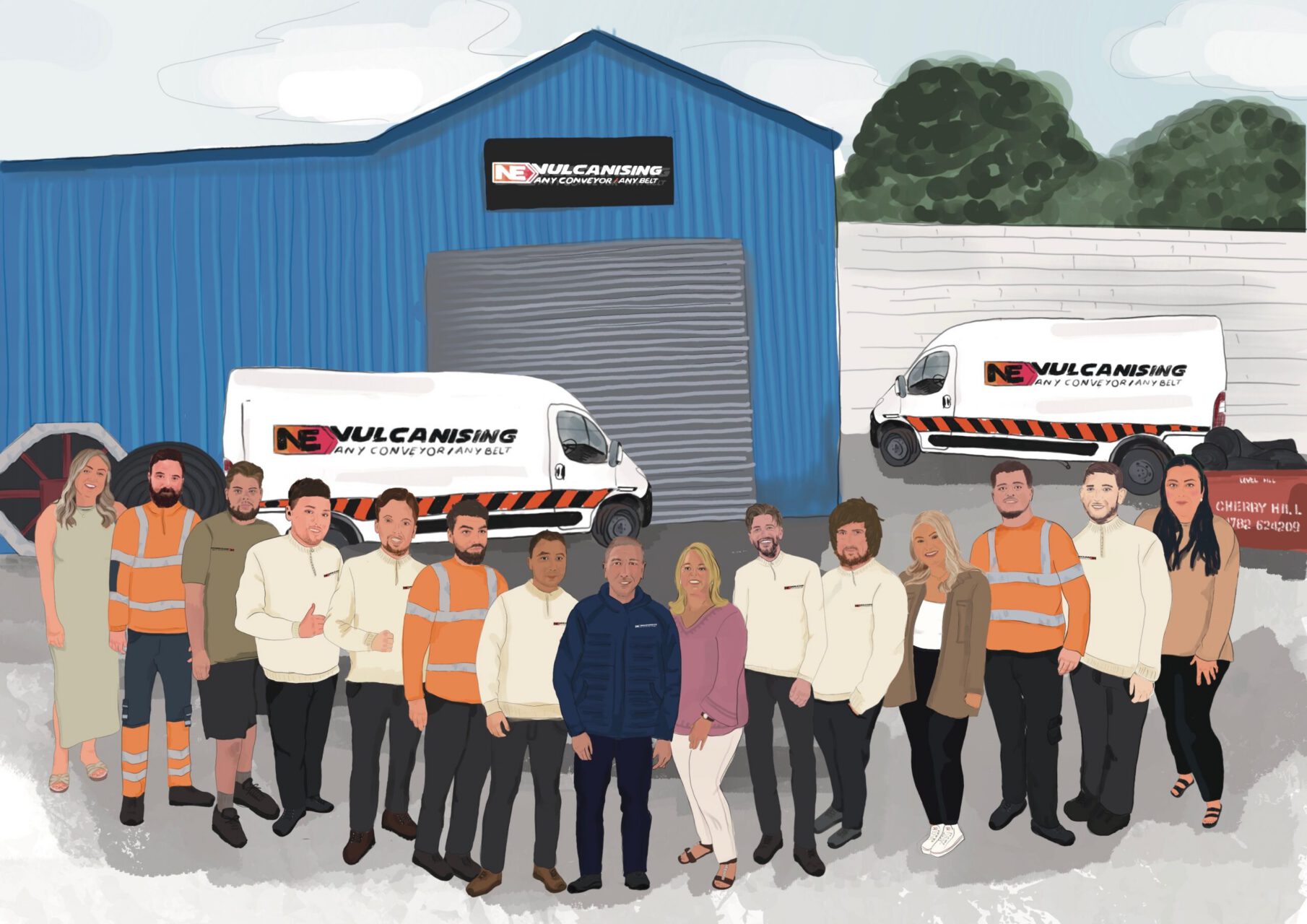 N E Vulcanising Team